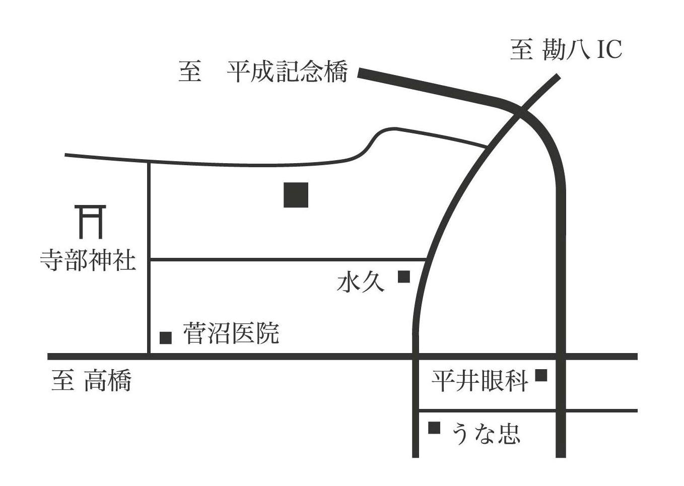 座辺身辺地図